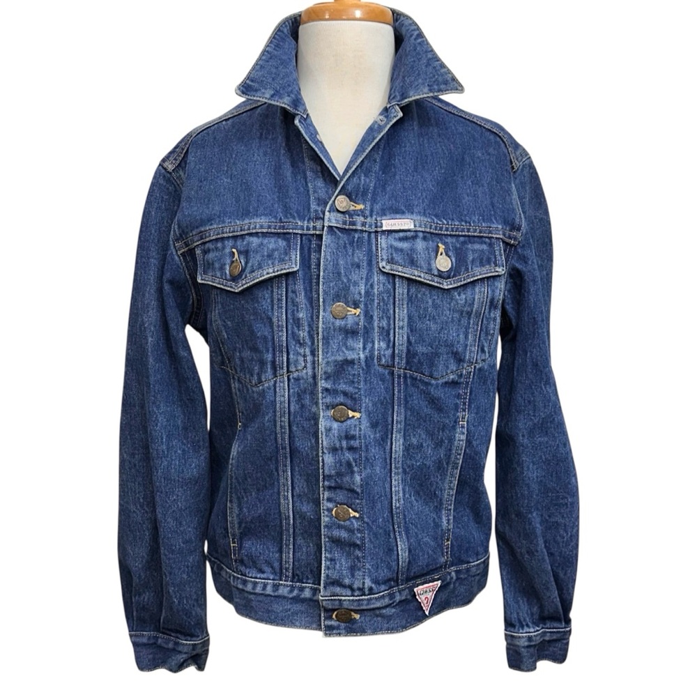 80s Vintage Guess by Georges Marciano Denim Jean Jacket Medium Unisex